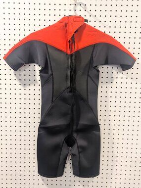 2/2 Billabong Absolute Back Zip Short Sleeve Wetsuit - Boys 12